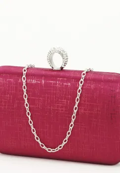 Geanta clutch eleganta rosu inchis BFL-22754 01 imagine