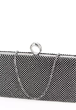 Geanta clutch negru BFL-1063A 06 imagine