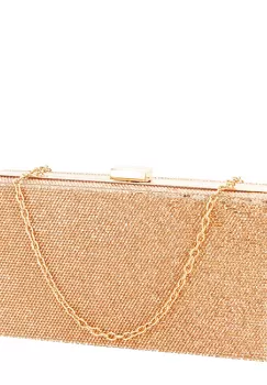 Geanta clutch sampanie cu pietricele BRS-5052 05 imagine