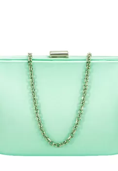 Geanta clutch verde menta DYX3335-2 05 imagine