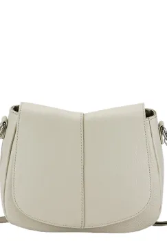 Geanta crem din piele naturala 8960 123 imagine