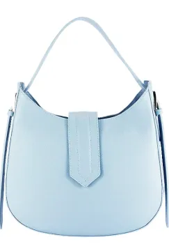 Geanta din piele naturala albastru 1801 122 imagine