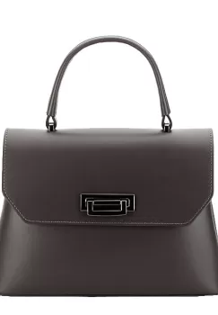 Geanta din piele naturala Alicia 123 Maro inchis imagine