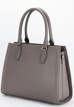 Geanta gri inchis mare David Jones CM7651 16 imagine