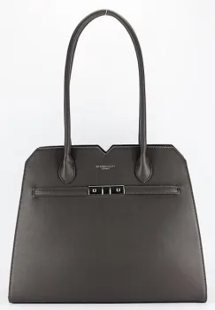 Geanta gri inchis mare FloraCo Paris F8598 M13 imagine