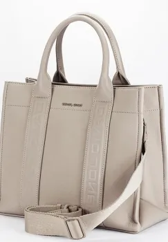 Geanta mare bej David Jones Paris CM7724-1 16 imagine