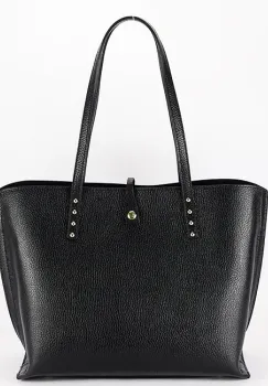 Geanta mare neagra din piele naturala 1740 M8 imagine