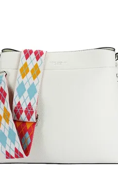 Geanta medie alb FLORACo F3655 15 imagine