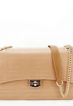 Geanta medie David Jones Paris 7002-2 15 Camel imagine