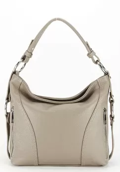 Geanta medie din piele naturala 8931 124 Bej imagine