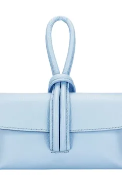 Geanta mica albastru deschis din piele naturala 1732 123 imagine