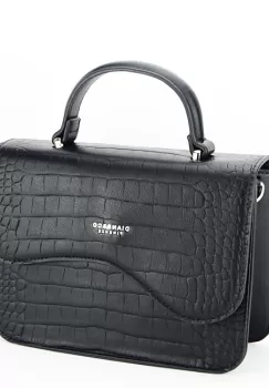 Geanta mica cu imprimeu de reptila DJM3121-1 14 Negru imagine