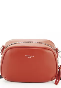 Geanta mica David Jones Paris CM6266 Caramiziu imagine