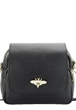 Geanta mica din piele naturala 1502 122 Negru imagine