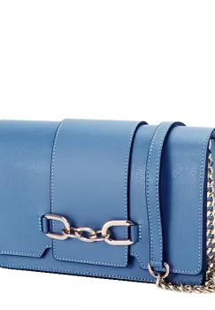 Geanta mica din piele naturala 1589 123 Albastru imagine