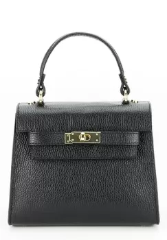 Geanta mica din piele naturala 8949 121 Negru imagine