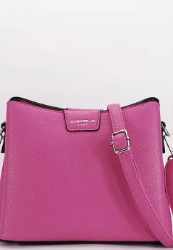 Geanta mica fucsia FloraCo Paris F2548 14 imagine