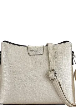 Geanta mica ivory metalizat FloraCo Paris F2548 14 imagine