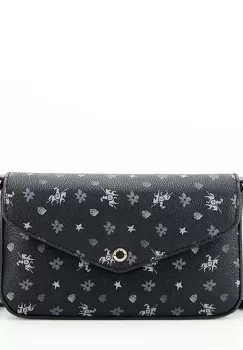 Geanta mica neagra cu imprimeu CM6120A 14 imagine