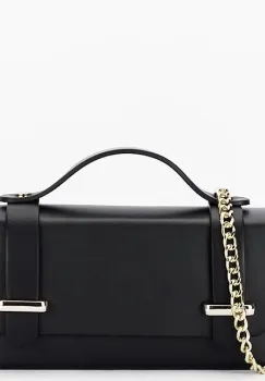 Geanta mica neagra din piele naturala 1870 06 imagine