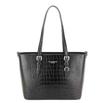 Geanta neagra cu imprimeu Anda 11 imagine