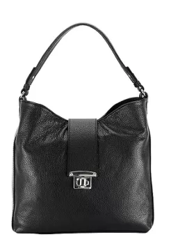 Geanta neagra din piele naturala 8963 124 imagine