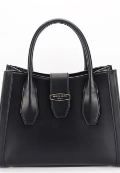 Geanta neagra medie David Jones Paris 7187-1 11 imagine