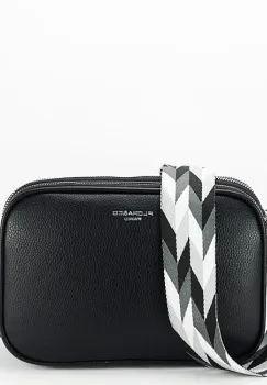 Geanta neagra medie FloraCO Paris H6915 14 imagine