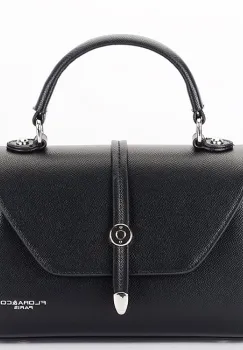 Geanta neagra mica FloraCo Paris F8581 16 imagine