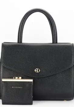 Geanta neagra Premium cu portofel CB2427-2 M6 imagine