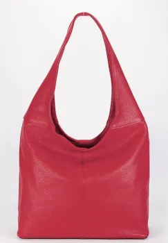 Geanta rosie din piele naturala 8924 127 imagine