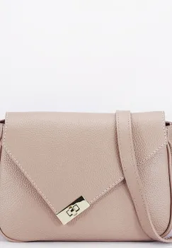 Geanta roz din piele naturala 8911 128 imagine