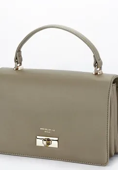 Geanta taupe David Jones Paris CM6791 15 imagine