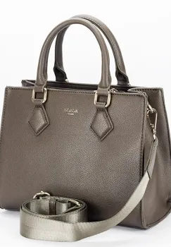 Geanta taupe inchis casual Acacia Paris G-24256 15 imagine