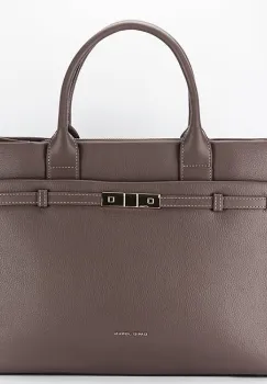 Geanta taupe inchis mare David Jones CM7736 17 imagine