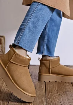 Ghete camel din piele naturala JB1924 118 imagine