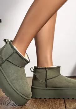 Ghete verzi imblanite cu talpa groasa LT33-43 112 imagine