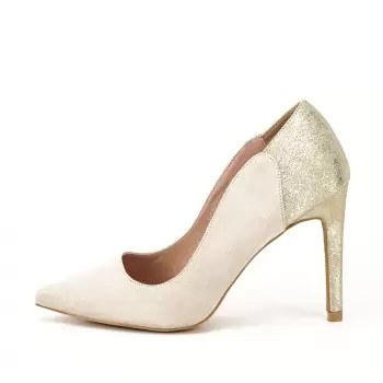 PANTOFI BEJ ELEGANTI MOON imagine