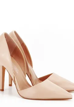 Pantofi nude decupati BLJY6627 01 imagine