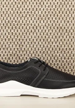 Pantofi piele naturala Angela negri M4 imagine