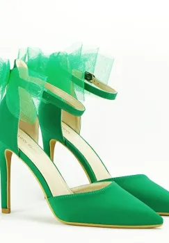 Pantofi verzi cu funda 6829 03 imagine