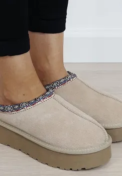 Papuci bej cu model traditional W5886 116 imagine