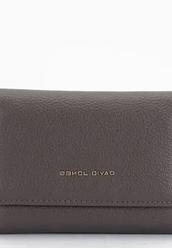 Portofel gri inchis David Jones Paris P151 07 imagine