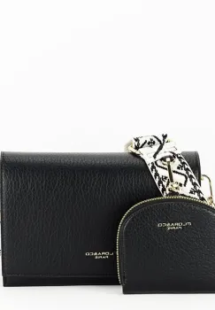 Portofel negru tip geanta FloraCO F5008 14 imagine