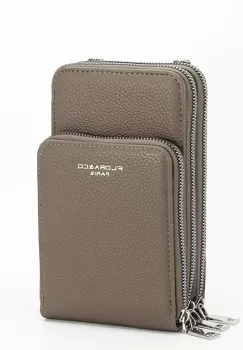 Portofel si port telefon maro 6018 07 imagine