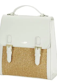 Rucsac alb cu model impletit DHJ727-3 18 imagine