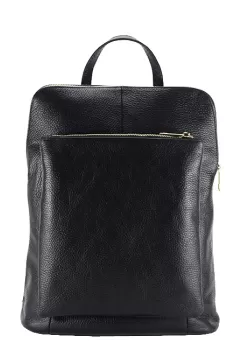 Rucsac din piele naturala 2 in1 negru 1441 123 imagine