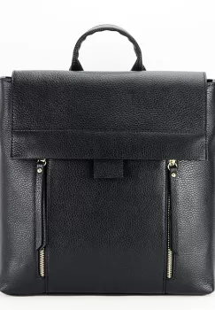 Rucsac din piele naturala 8941 124 Negru imagine