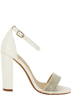 Sandale albe Diana 129 imagine