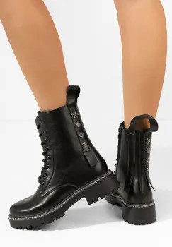 Bocanci dama Jettie negri imagine